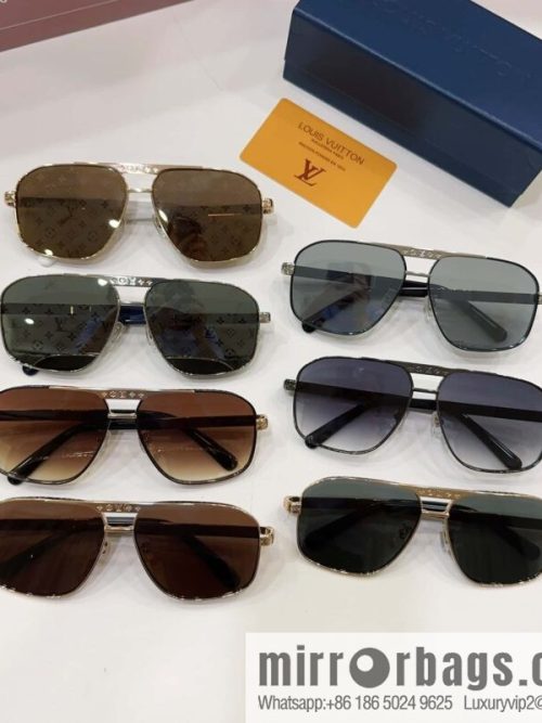 LV Louis Vuitton Square Unisex Sunglasses