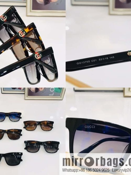 GUCCI Gucci Perfect Plate Frame Unisex Sunglasses