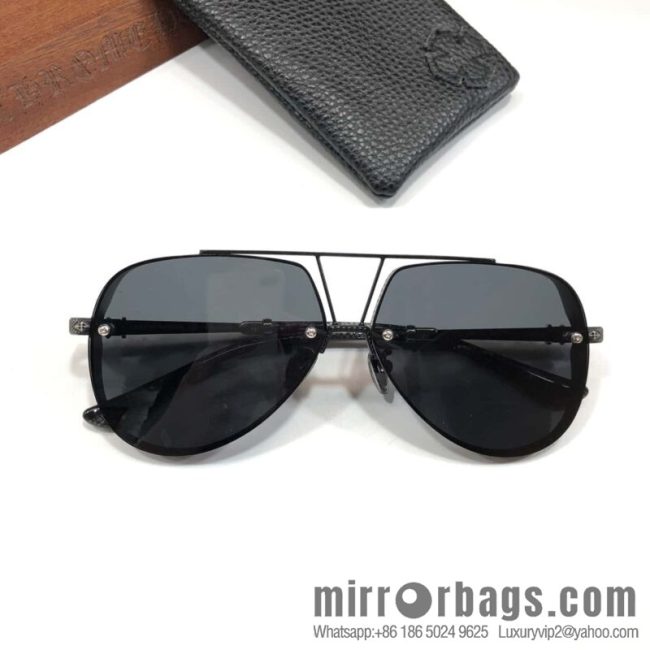 CHROME HEART CROME HEART Metal Frame Unisex Sunglasses - Image 2