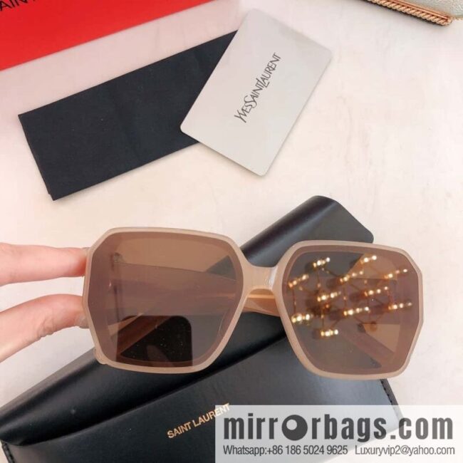 SAINT LAURENL logo women\'s sunglasses