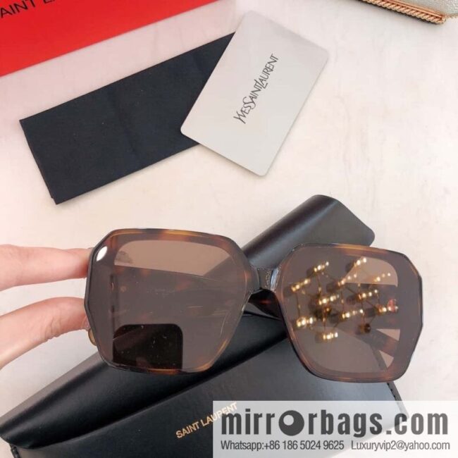 SAINT LAURENL logo women\'s sunglasses