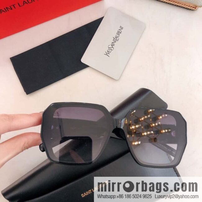 SAINT LAURENL logo women\'s sunglasses