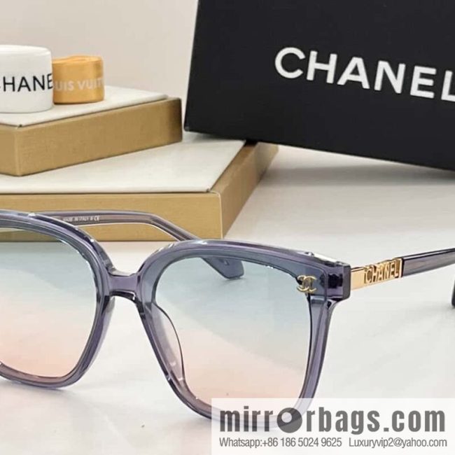 Chanel temple logo letter women\'s sunglasses - Image 3