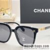 Chanel temple logo letter women\'s sunglasses