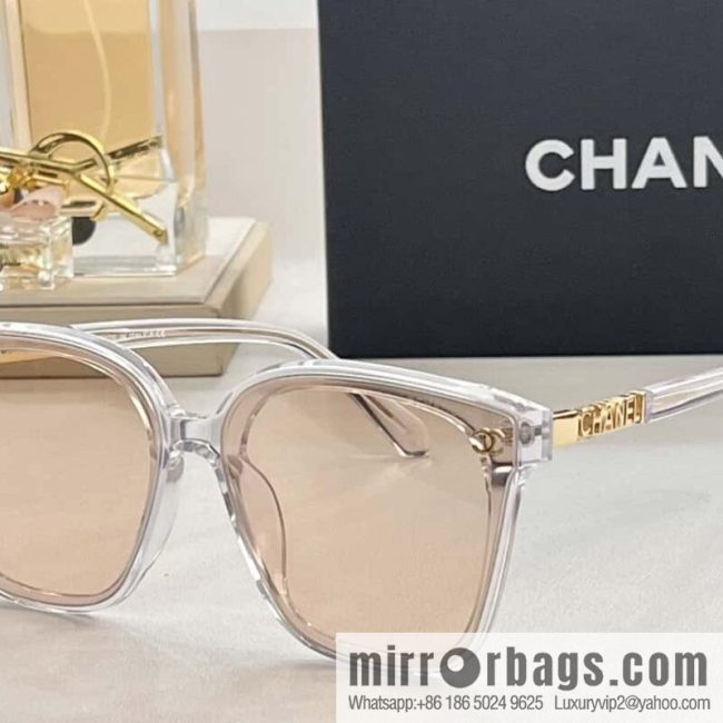 Chanel temple logo letter women\'s sunglasses - Image 7