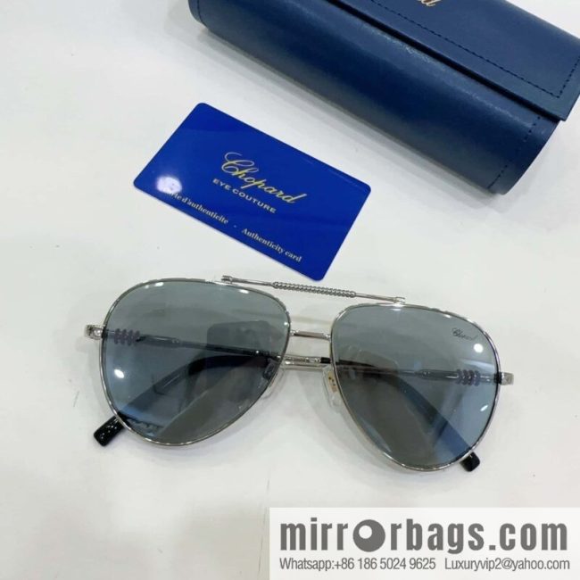 Chopard Round Frame Unisex Sunglasses - Image 6
