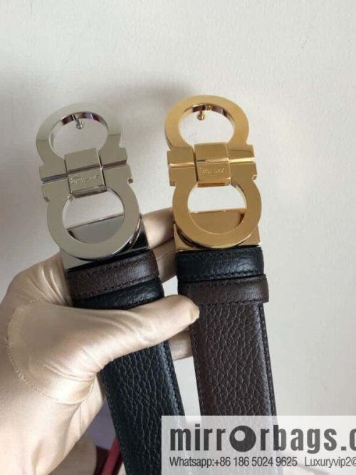 Ferragamo Ferragamo, Men\'s 3.5cm Boutique Double Circle Clamp