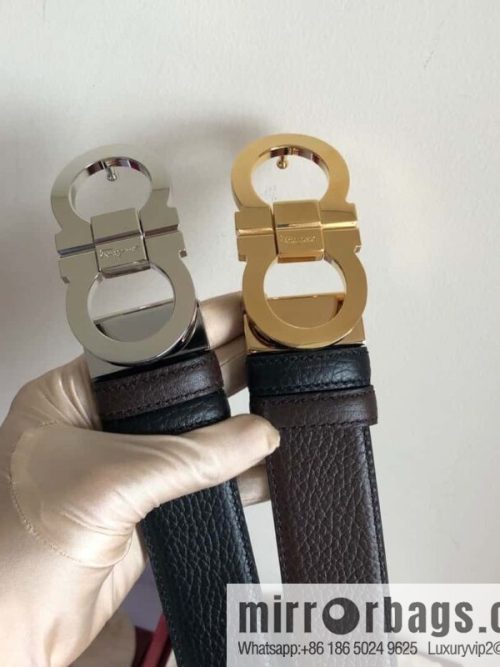 Ferragamo Ferragamo, Men\'s 3.5cm Boutique Double Circle Clamp