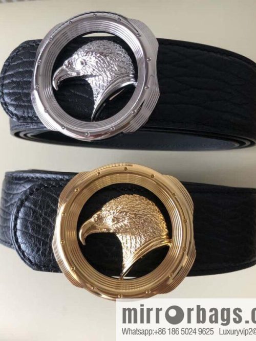 Stefano Ricci Stephen, Eagle Head Metal Buckle 3.8cm First Cowhide Belt