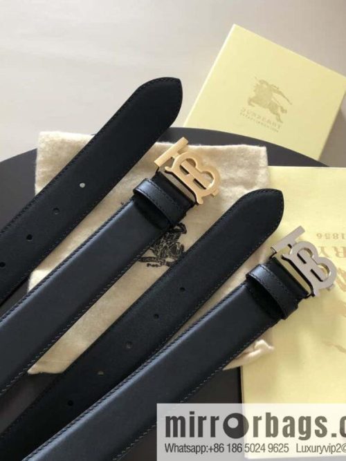 Burberry\'s new TB logo belt 3.5cm