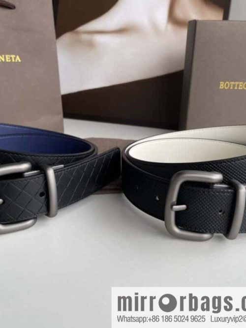 Bottega Veneta, classic weave, cowhide belt 3.5cm