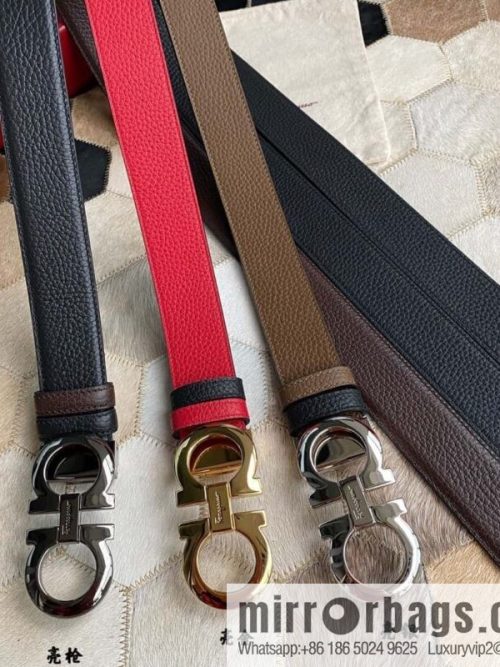 Ferragamo Ferragamo cowhide belt 3.5cm