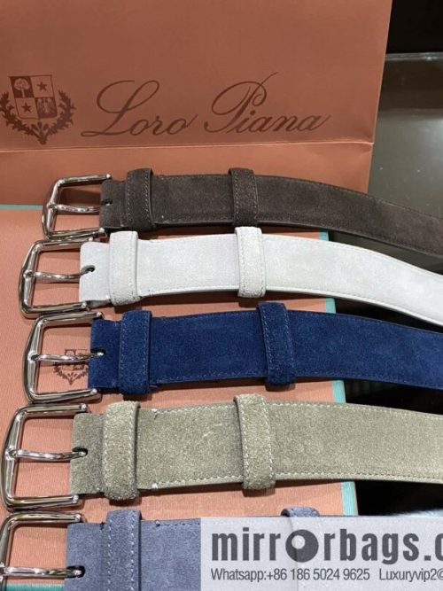 Loro Piana, imported suede top layer cowhide belt 3.5cm
