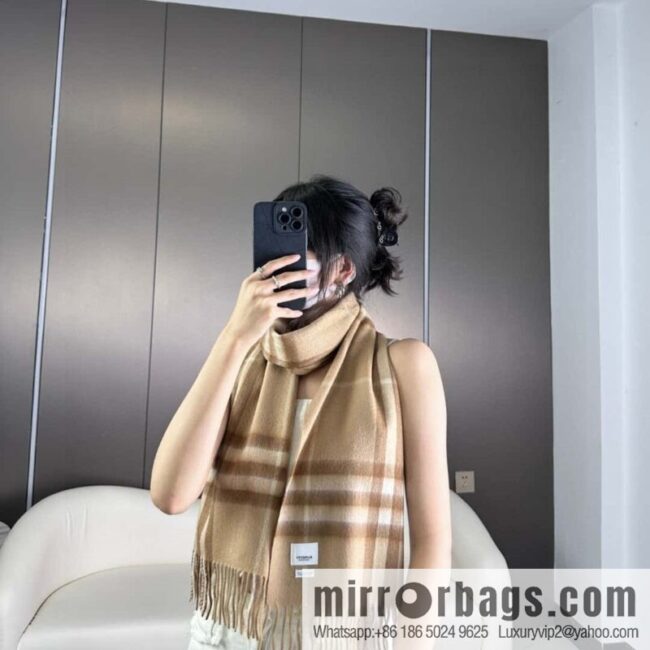 Burberry Burberry 2023 ace word-of-mouth burberry deep water ripple classic cashmere plaid scarf