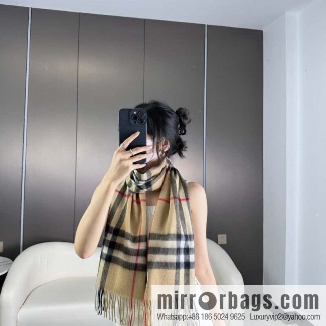 Burberry Burberry 2023 ace word-of-mouth burberry deep water ripple classic cashmere plaid scarf
