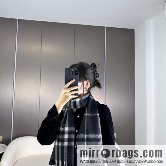 Burberry Burberry 2023 ace word-of-mouth burberry deep water ripple classic cashmere plaid scarf