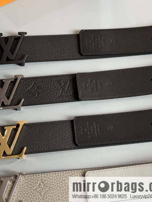 LV/Louis Vuitton Shape MNG Climbing Double Sided Belt 40mm