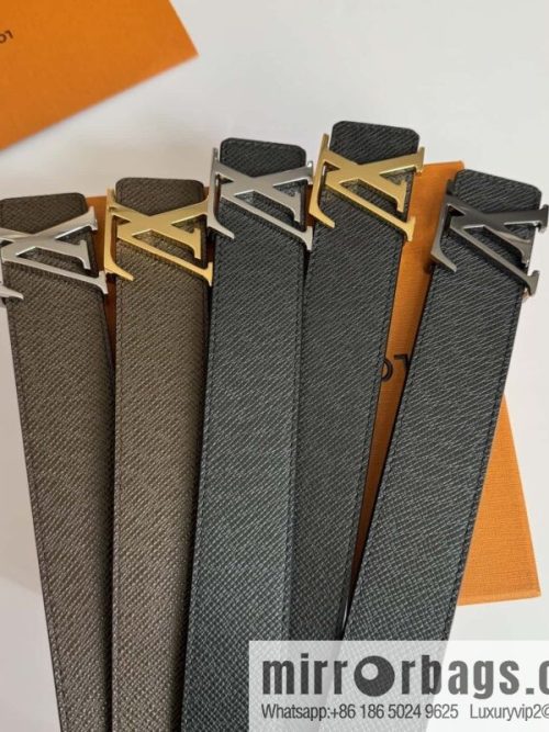 LV cross pattern men\'s belt 3.5cm M9351 M6897