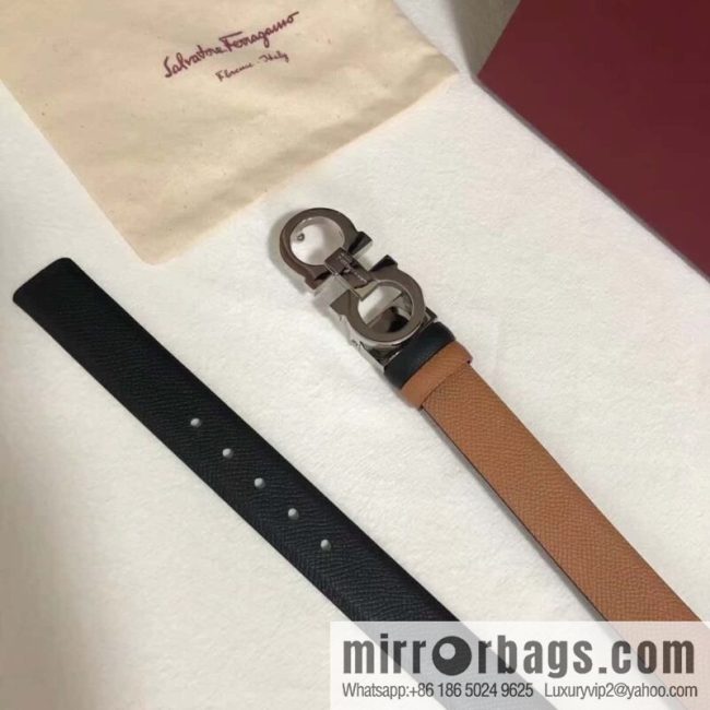 Ferragamo Ferragamo, women\'s 2.5cm horseshoe buckle belt - Image 5