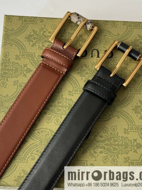 GUCCI double G series narrow version 3.0cm women\'s belt