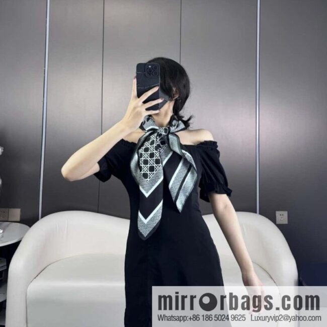 Dior silk scarf
