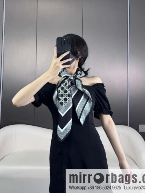Dior silk scarf