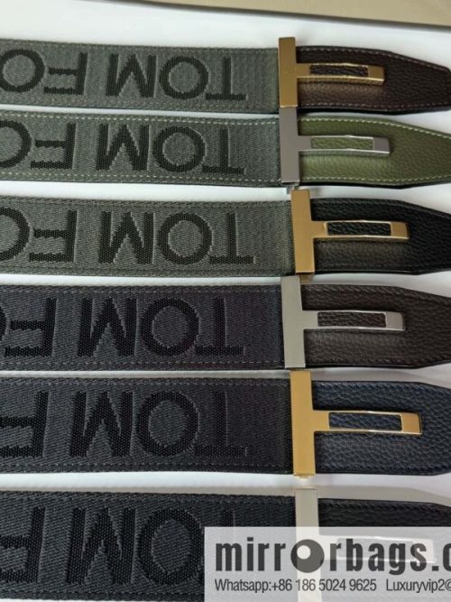 TOMFORD Tom Ford, Men\'s T-Buckle Double-Sided Belt 4.0CM