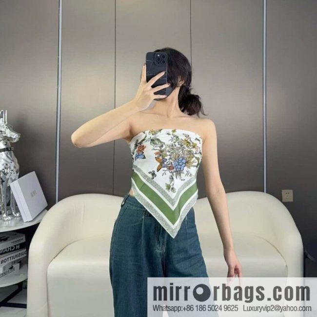 DIOR mexican flowers, silk scarves
