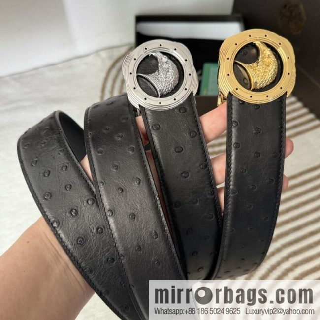 Stefano Ricci, South African ostrich leather belt