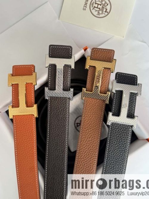 Hermes, Men\'s Double-Sided Lychee Belt 38mm