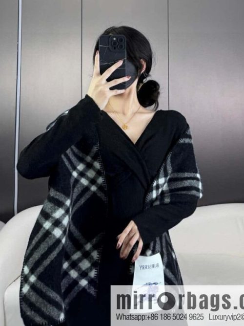 The latest Burberry cashmere wool-blend scarf for 2024