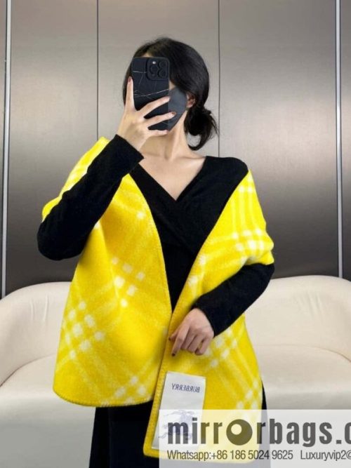 The latest Burberry cashmere wool-blend scarf for 2024