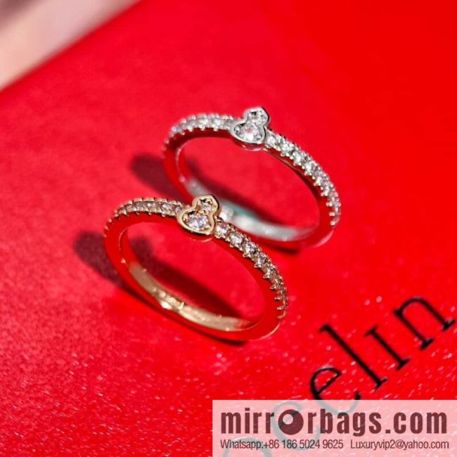 ❗️New ❗️ ☀️ Qeelin Petite Wulu Full Diamond Gourd Ring ☀️