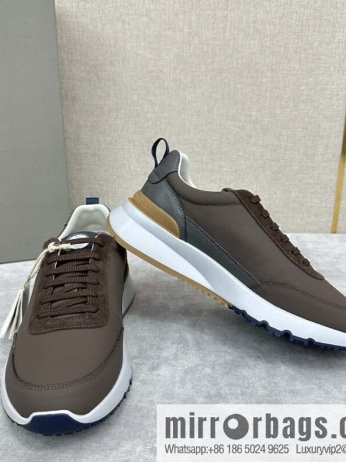 💋💍BC New Brunello Cucinell * Color Mix Knitted Low Top Sneakers