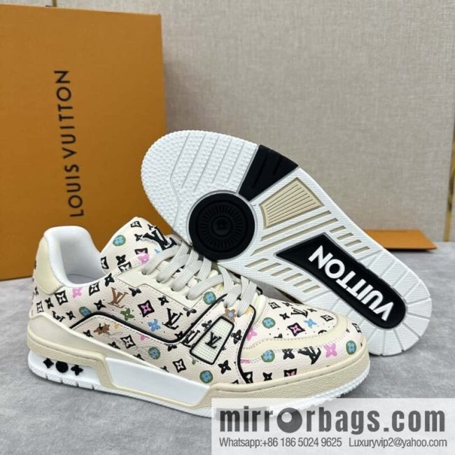 💋💍L new TRAINER sports shoes series 1ACXBE LV TRAINER sports shoes