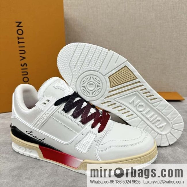 💋💍L home new product L * V Louis~ new TRAINER series sports shoes
