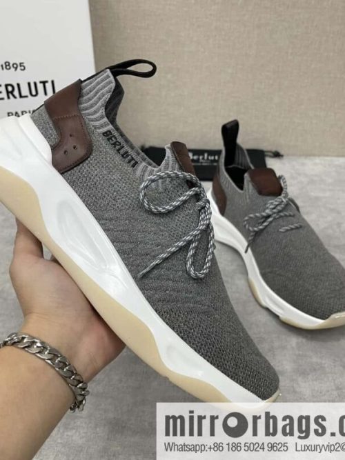 💋💍Berlut\'s new Shadow fly-knit sneakers
