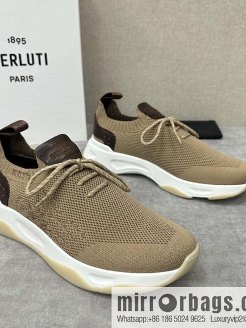 💋💍Berlut\'s new Shadow fly-knit sneakers