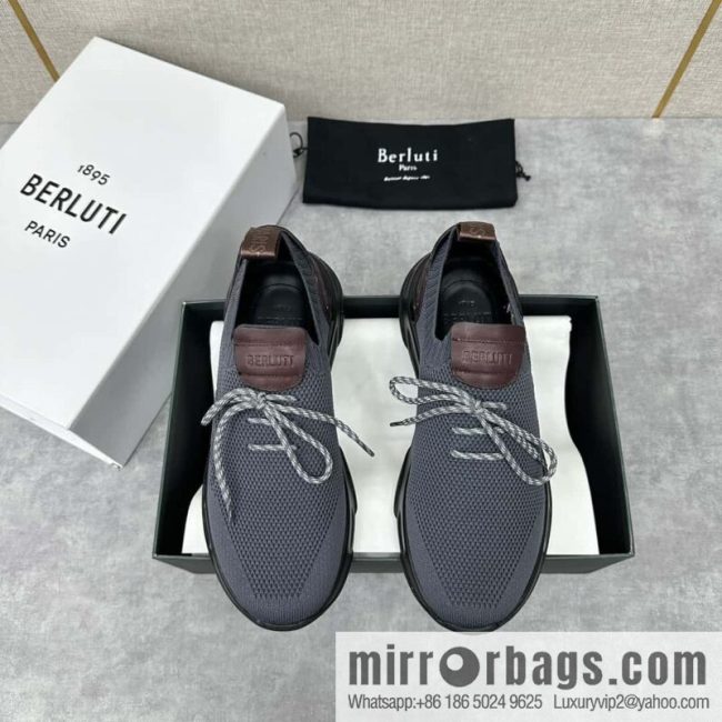 💋💍Berlut\'s new Shadow fly-knit sneakers