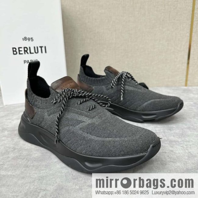 💋💍Berlut\'s new Shadow fly-knit sneakers