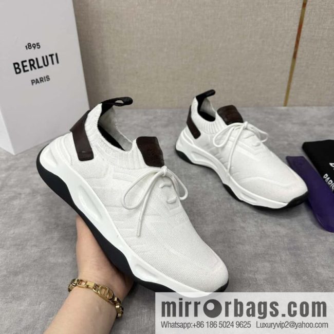 💋💍Berlut\'s new Shadow fly-knit sneakers