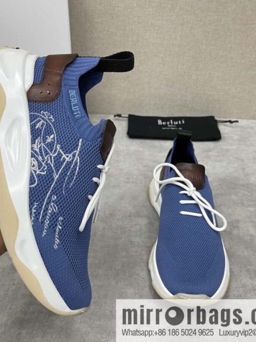 💋💍Berlut\'s new Shadow fly-knit sneakers