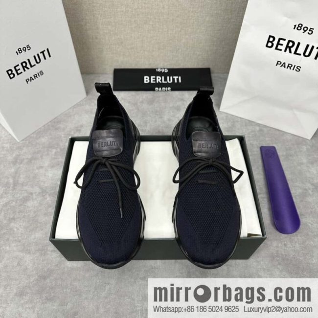 💋💍Berlut\'s new Shadow fly-knit sneakers