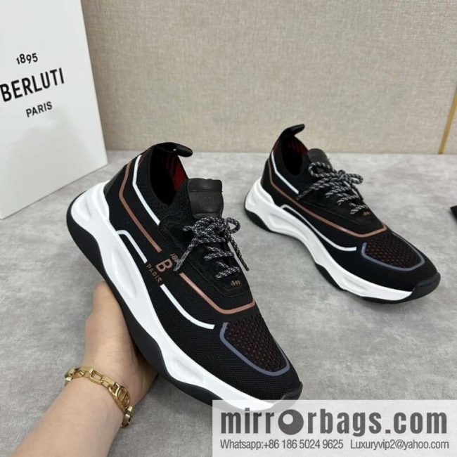 💋💍Berlut\'s new Shadow fly-knit sneakers
