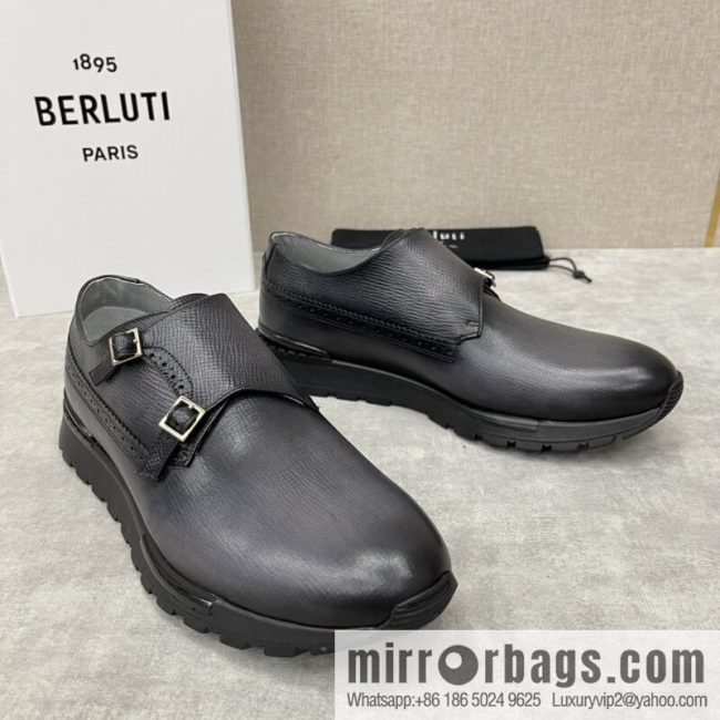 Berlut Bruti, Upgraded Third Generation Private Model Outsole Fast Track Leather Sneakers