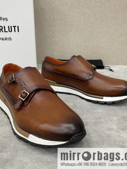 Berlut Bruti, Upgraded Third Generation Private Model Outsole Fast Track Leather Sneakers