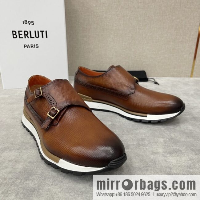 Berlut Bruti, Upgraded Third Generation Private Model Outsole Fast Track Leather Sneakers