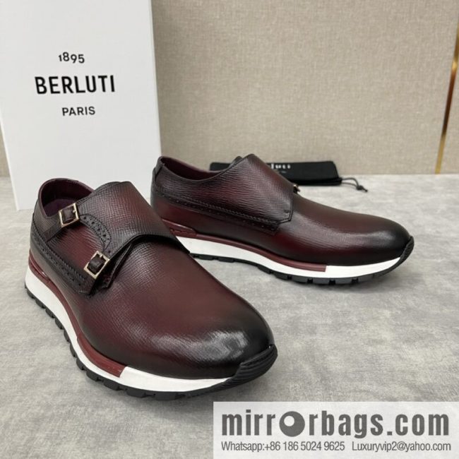 Berlut Bruti, Upgraded Third Generation Private Model Outsole Fast Track Leather Sneakers
