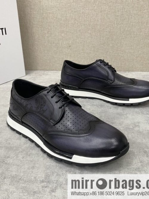 Berlut Bruti, Upgraded Third Generation Private Model Outsole Fast Track Leather Sneakers