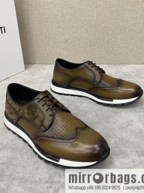 Berlut Bruti, Upgraded Third Generation Private Model Outsole Fast Track Leather Sneakers
